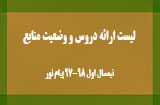 لیست ارائه دروس و وضعیت منابع نیمسال اول 98-97 پیام نور